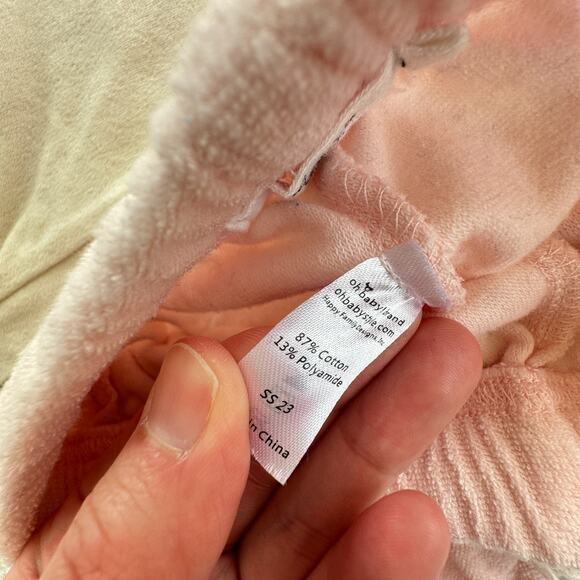 Oh Baby! Terry Strawberry Sweatshirt & Shorts Set VGUC 4 - Picture 9 of 9